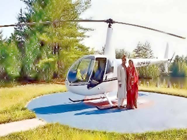 ہیلی کاپٹر میں بارات لے کر آنے والا بھارتی کون ہے؟آپ بھی جانئے