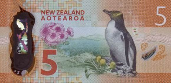 نیوزی لینڈ کے 5 ڈالر کے کرنسی نوٹ نے دنیا کے خوبصورت ترین نوٹ کا ایوارڈ جیت لیا