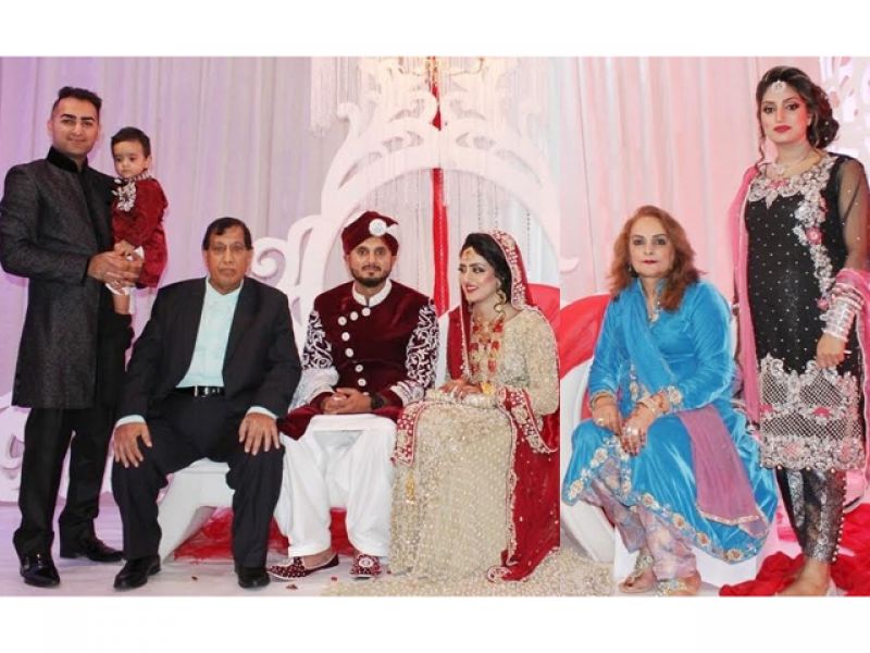متحدہ عرب امارات میں پاکستانی رسم و رواج کے تحت حسنین ناصر اور نگین سہیل کی شادی خانہ آبادی