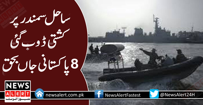 ساحل کے قریب کشتی ڈوبنے سے 8 پاکستانیوں سمیت 10 افراد جاں بحق ہوگئے ہیں۔