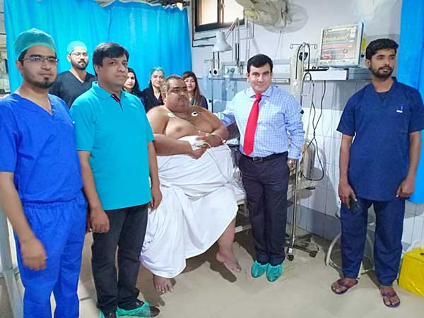 320 کلو وزنی نورالحسن کی زندگی اب خطرے سے باہر