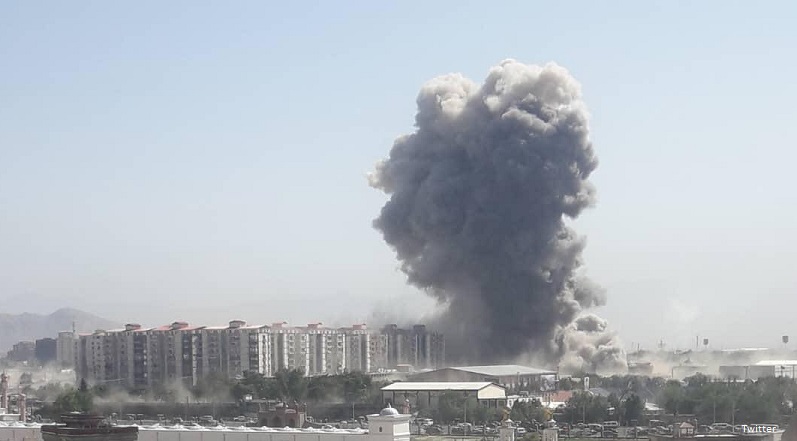 کابل میں زور دار دھماکے،پینسٹھ افراد زخمی