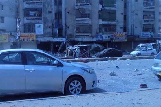 کراچی میں دھماکا،خاتون اور دو بچے جاں بحق ،5افراد زخمی