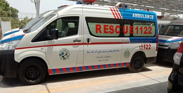 کراچی میں ایمبولنس سروس 1122 کا افتتاح
