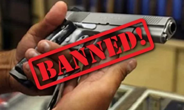حکومت سندھ نے اسلحہ کی نمائش پر پابندی لگا دی ہے