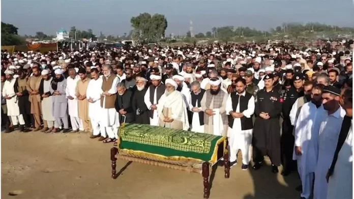 ریحان زیب خان کی نماز جنازہ اداکردی گئی، ہزاروں افراد کی شرکت